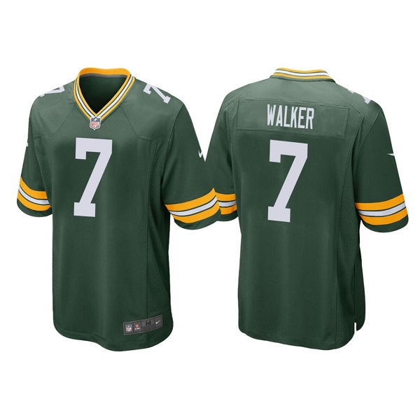 Men's Green Bay Packers #7 Quay Walker Green Stitched Football Jersey